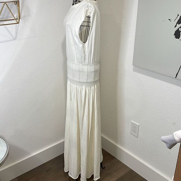 NSF Alice full skirt dress | cream | size SP - Picture 7 of 10